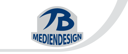 tb-mediendesign - Werbekonzepte - Logoentwicklung - Gestaltung Ihrer Drucksachen